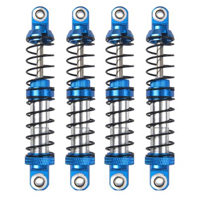 4Pcs ShareGoo Adjustable Metal Shock Absorber 70/80/90/100/110/120mm Damper Compatible with Traxxas TRX4 TRX6 G63 Axial SCX10 D90 90046 AXI03007 1/10 RC Rock Crawler (80mm Hole Distance)