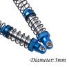 4Pcs ShareGoo Adjustable Metal Shock Absorber 70/80/90/100/110/120mm Damper Compatible with Traxxas TRX4 TRX6 G63 Axial SCX10 D90 90046 AXI03007 1/10 RC Rock Crawler (80mm Hole Distance) view 4
