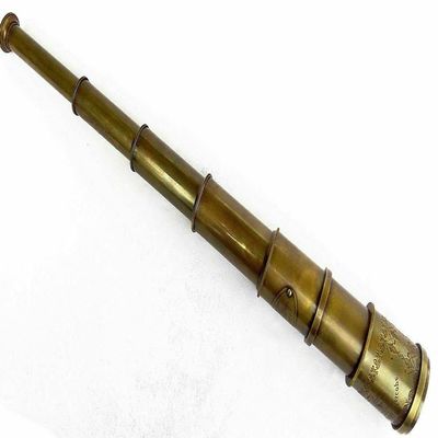 Nautical 18" Marine Telescope Brass Pirate Spyglass Antique Brass Telescope Maritime Scope