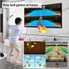 YRPRSODF TV Game Console Built in 100+ Games, Handheld Video Game Machine with 2.4G Wireless Gamepad Somatosensory Control, HD Plug and Play, Home Interactive& Puzzle Games, Red view 3
