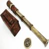Nautical 16" Marine Telescope Brass Pirate Spyglass Antique Brass Telescope Maritime Scope view 1