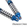 4Pcs ShareGoo Adjustable Metal Shock Absorber 70/80/90/100/110/120mm Damper Compatible with Traxxas TRX4 TRX6 G63 Axial SCX10 D90 90046 AXI03007 1/10 RC Rock Crawler (120mm Hole Distance) view 4