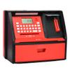 Talking ATM Savings Bank, Digital Piggy Bank, ATM Money Coins Machine for Kids Birthday Gift (Red/Black) view 1