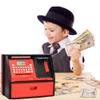 Talking ATM Savings Bank, Digital Piggy Bank, ATM Money Coins Machine for Kids Birthday Gift (Red/Black) view 3