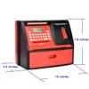 Talking ATM Savings Bank, Digital Piggy Bank, ATM Money Coins Machine for Kids Birthday Gift (Red/Black) view 4