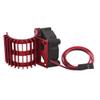 ShareGoo Aluminum 380 390 Motor Heatsink with Cooling Fan Electric Engine Heat Sink Compatible with HSP HPI Wltoys Himoto Redcat 1/16 1/18 RC Car (Red) view 4