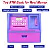 Talking ATM Savings Bank, Digital Piggy Bank, ATM Money Coins Machine for Kids Birthday Gift (Purple/Purple) view 3