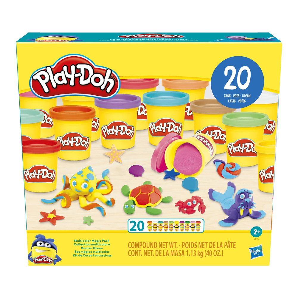Play-Doh F2829 Hasbro Multicolour Magic Pack, Multicoloured
