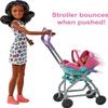 Barbie Skipper Babysitters, Inc. Playset with Babysitter Doll (Curly Brunette Hair), Stroller, Baby Doll & 5 Accessories, Toy for 3 Year Olds & Up view 3