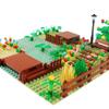 BAENRCY Garden Farm Building Blocks Park Sencery Accessories Plant Set Building Bricks Kit DIY Building Set Compatible All Major Brands (Garden) (with 10"x10" Baseplate) view 2