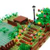 BAENRCY Garden Farm Building Blocks Park Sencery Accessories Plant Set Building Bricks Kit DIY Building Set Compatible All Major Brands (Garden) (with 10"x10" Baseplate) view 3