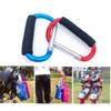 Stroller Hooks, 2 Pack 5.4" Aluminum Steel Large Carabiner - Stroller Organizer Hook Clips for Hanging Diaper Bags view 3