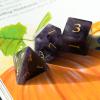 UDIXI Amethyst Gemstone Dice Set D&D Crystal Stone DND Dice with Gift Case for Role Playing Games Tabletop Games (Amethyst) view 3