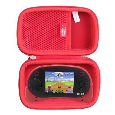 Hermitshell Travel Case for EASEGMER Kids Handheld Game Portable Video Game Player (Red)