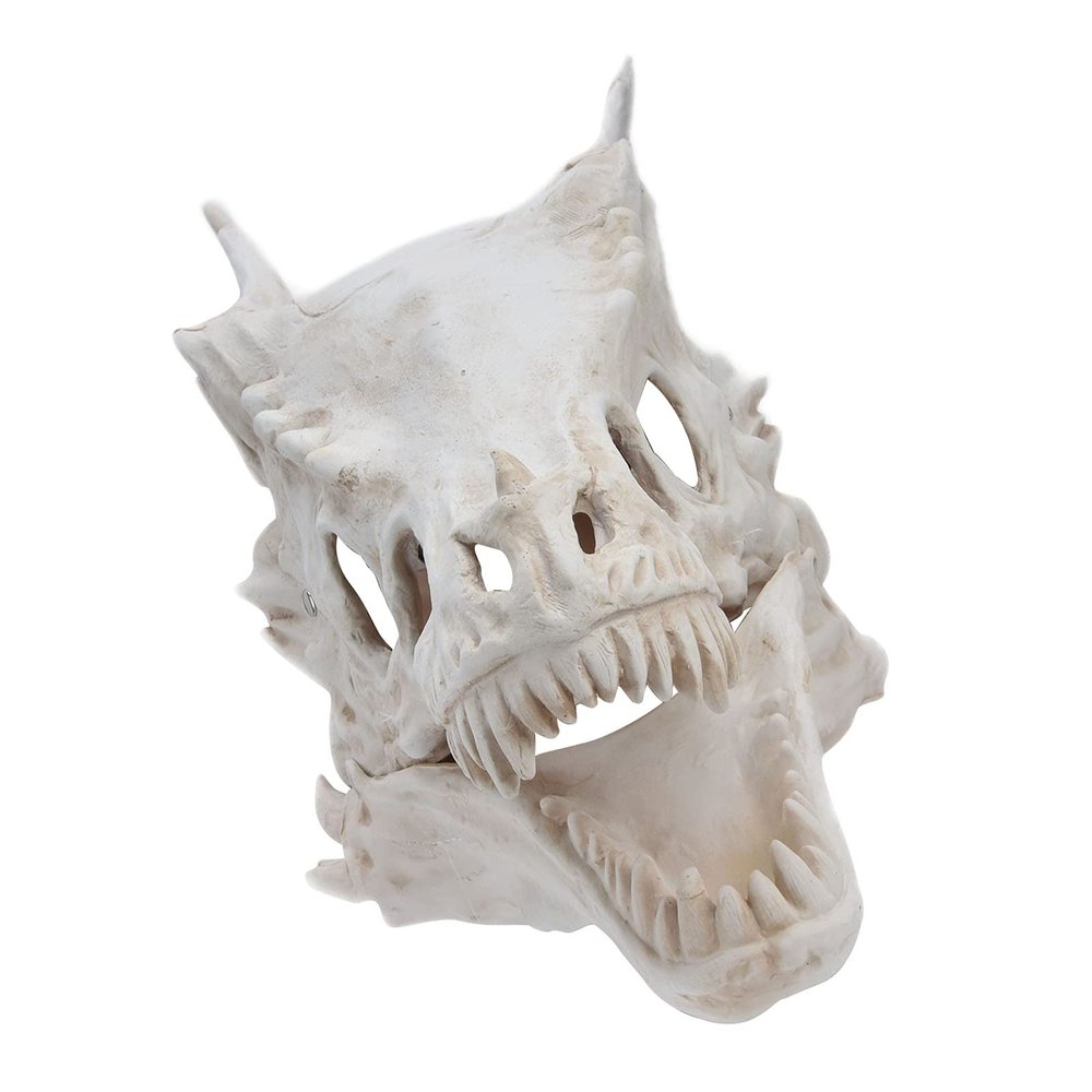 Cuifati Halloween Mask, Simulation Dinosaur Skull Mask, Lifelike and Creepy Design, Easy to Wear, Perfectly Fit for Carnivals, Christmas, Easter,etc.