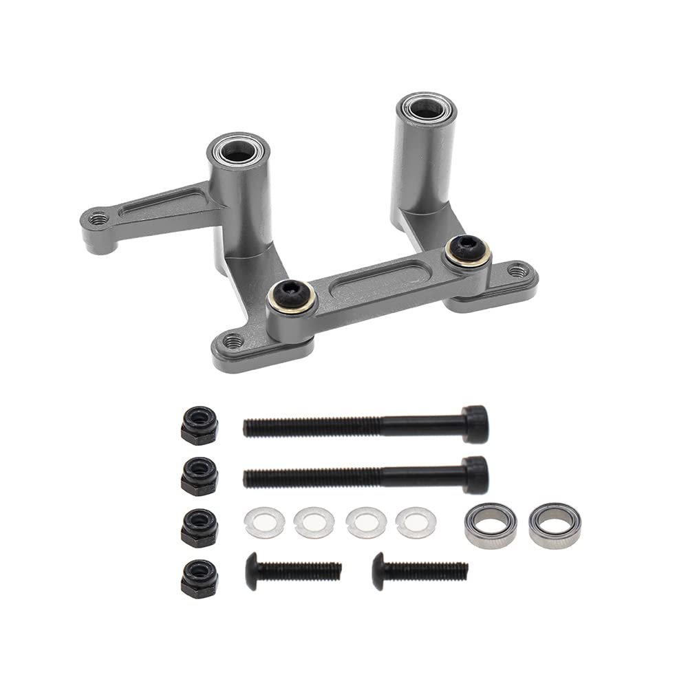 GTHELE Aluminum Steering Bellcranks&Drag Link for Traxxas 2WD 1/10 Slash, Stampede, Rustler, Nitro Slash-Replaces Part 3743