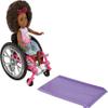 Barbie Chelsea Doll & Wheelchair with Moving Wheels, Ramp, Sticker Sheet & Accessories, Small Doll with Curly Brown Hair view 2