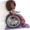 Barbie Chelsea Doll & Wheelchair with Moving Wheels, Ramp, Sticker Sheet & Accessories, Small Doll with Curly Brown Hair view 3
