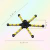 3Pcs Fidget Spinners,DIY Robot Fingertip Toys,Decompression Toys,Deformable Creative Mechanical Gyro Toys,Stress Relief Mechanical Chain Toy for Kids Adults view 2