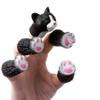AQKILO Finger Puppet Set, Animals Puppet Show Theater Props, Novelty Toys Weird Stuff Gifts (Squirrel & Cat) view 3