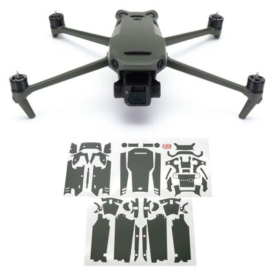 WRAPGRADE Full Skin Stickers for DJI Mavic 3 / Mavic 3 Classic (Army Green)