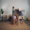 Avenlur Indoor Montessori Wooden and Waldorf Style Playhouse for Toddlers with Double Chalkboard Roof. Sturdy Play Set Structure for Children and Kids ECC Early Childhood Day Care, Preschool Playroom view 4