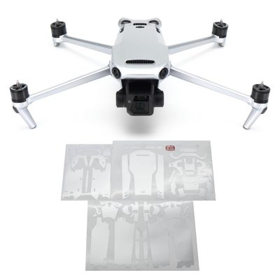 WRAPGRADE Full Skin Stickers for DJI Mavic 3 / Mavic 3 Classic (Airforce Silver)