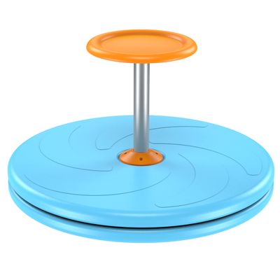 Spinner-X Seated Spinner Sensory Toy, Sit Spinner Sit and Spin Bigger Size and Durable Material for Kids- Ages 3 and up (Blue) by BARNEY KAITE BS