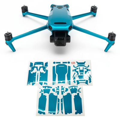 WRAPGRADE Full Skin Stickers for DJI Mavic 3 / Mavic 3 Classic (Caribbean Blue)