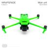 WRAPGRADE Full Skin Stickers for DJI Mavic 3 / Mavic 3 Classic (NEON GREEN) view 2
