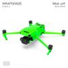 WRAPGRADE Full Skin Stickers for DJI Mavic 3 / Mavic 3 Classic (NEON GREEN) view 3
