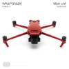WRAPGRADE Full Skin Stickers for DJI Mavic 3 / Mavic 3 Classic (Super RED) view 2