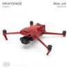 WRAPGRADE Full Skin Stickers for DJI Mavic 3 / Mavic 3 Classic (Super RED) view 3