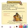 WonDerfulC Mini House with LED DIY Dollhouse Kit Creative Room Miniature Jungle Loft House Toy Puzzle Christmas Assembled Doll House for Women view 4