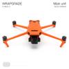 WRAPGRADE Full Skin Stickers for DJI Mavic 3 / Mavic 3 Classic (NEON Orange) view 2