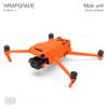 WRAPGRADE Full Skin Stickers for DJI Mavic 3 / Mavic 3 Classic (NEON Orange) view 3