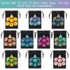 DND Dice Set, Surhugvy 10 X 7 (70 Pieces) Polyhedral Dice Set for Dungeons and Dragons DND RPG MTG Table Games with 10 Pack Black Bags view 4