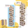 GOTHINK Giant Tumbling Tower Game, Super Large 51pcs Wooden Blocks Stacking Game, Stacking Up to 5.5 Feet, Timber Blocks with Carry Bag, Jumbo Blocks Outdoor Indoor Game Toy Gift for Kids and Adults view 4