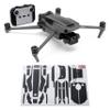 WRAPGRADE Partial Skin Stickers for DJI Mavic 3 / Mavic 3 Classic Accent Color (STEALTH BLACK) view 1