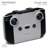 WRAPGRADE Partial Skin Stickers for DJI Mavic 3 / Mavic 3 Classic Accent Color (STEALTH BLACK) view 3
