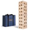 GOTHINK Giant Tumbling Tower Game, Super Large 51pcs Wooden Blocks Stacking Game, Stacking to Over 6 Feet, Jumbo Timber Blocks with Carry Bag, Jumbo Outdoor Indoor Game Toy Gift for Kids and Adults view 1