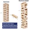 GOTHINK Giant Tumbling Tower Game, Super Large 51pcs Wooden Blocks Stacking Game, Stacking to Over 6 Feet, Jumbo Timber Blocks with Carry Bag, Jumbo Outdoor Indoor Game Toy Gift for Kids and Adults view 2