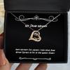 Epic Mommy Gifts, Happy Mother's Day, Mommy. I Wish Your Bank Account Refilled As Fast As, Christmas Love Dancing Necklace for Mommy view 1