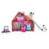 Squishville by Original Squishmallows Ski Chalet - Includes Four 2-Inch Skis, Snowboard, Snowman, Chair, Bed, and Playscene with Ski Slope - Amazon Exclusive view 2