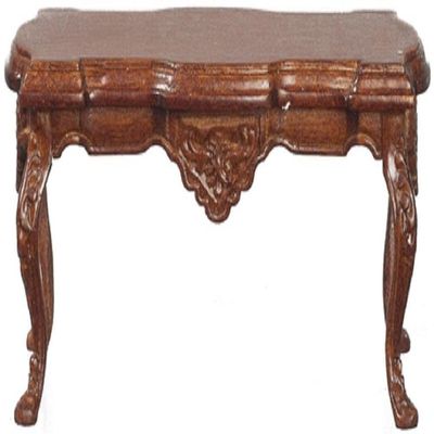 Melody Jane Dolls Houses Dollhouse George III Coffee Table Miniature JBM Walnut Living Room Furniture