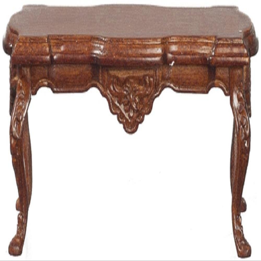Melody Jane Dolls Houses Dollhouse George III Coffee Table Miniature JBM Walnut Living Room Furniture