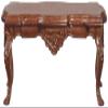 Melody Jane Dolls Houses Dollhouse George III Coffee Table Miniature JBM Walnut Living Room Furniture view 1