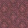 Melody Jane Dolls Houses Dollhouse Burgundy English Rose Miniature Print 1:12 Wallpaper 3 Sheets view 1