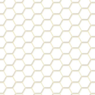 Dollhouse White Beige Hexagon Tile Sheet Miniature Bathroom Kitchen Flooring