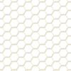 Dollhouse White Beige Hexagon Tile Sheet Miniature Bathroom Kitchen Flooring view 1